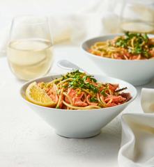 Smoked Salmon Lemon Pasta Second Bowl