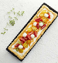 Crostata salata multicolore