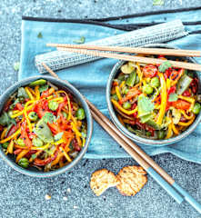 Salteado de verduras al curry