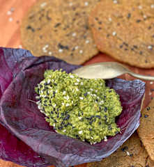 Húmus picante de ervilhas