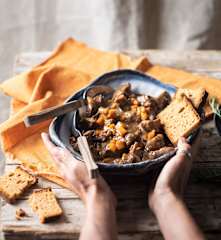 Bœuf à la bière et au pain d'épices