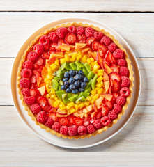 Rainbow Fruit Tart