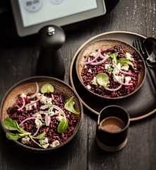 Salade de lentilles beluga