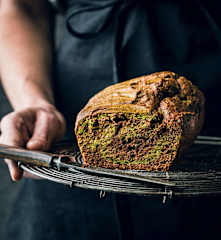 Cake marbré matcha & chocolat