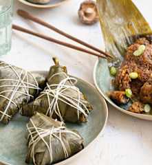 Zongzi riz gluant au porc