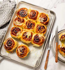 Vegemite® and cheese scrolls