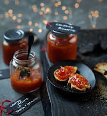 Chutney picante de manga e malagueta