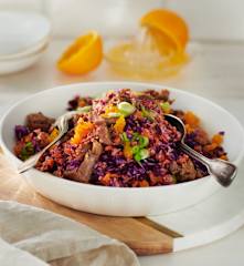 Braten-Rotkohl-Salat
