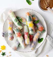 Kids Vegan Summer Rolls