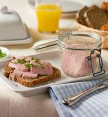 Frühstücksfleisch im Glas