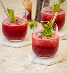 Spiked and spicy veggie juice