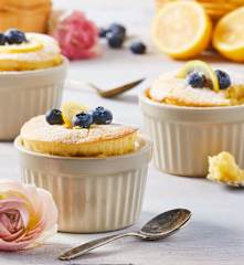 Lemon Pudding Souffles