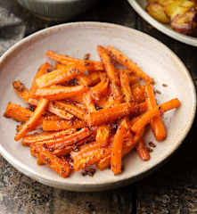 Maple-glazed Carrots