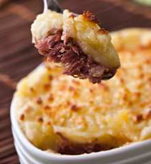 Escondidinho de carne seca