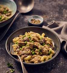 Schweinebäckchen-Ragout mit Morcheln