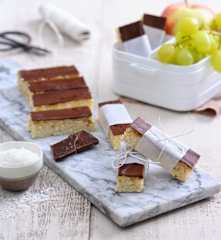 Fit batoniki kokosowo-czekoladowe z kaszy jaglanej