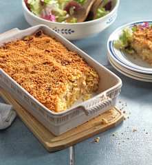 Gebackene Schinkenfleckerl