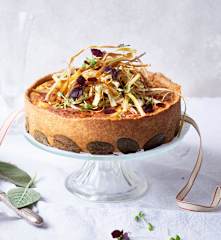 Quiche de puerro y queso
