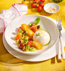Tomate-Mozzarella für Angeber (Fine Dining)