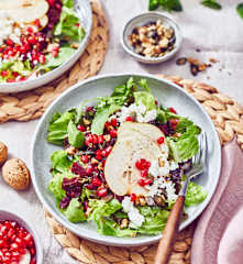 Rote-Rüben-Salat mit Granatapfelkernen