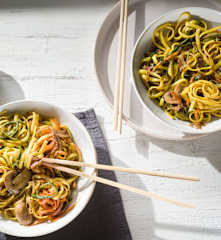 Tallarines especiados