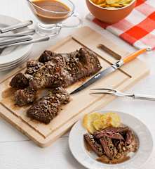 Entraña al chimichurri