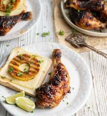 夏威夷鸡腿吐司