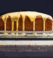 Plumcake al pistacchio con crema al lime