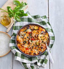 Gratin de pâtes à la provençale