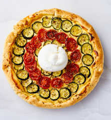 Crostata salata tricolore