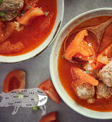 番茄肉丸汤