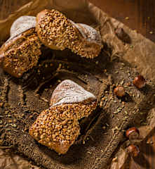 Panini dolci alle noci