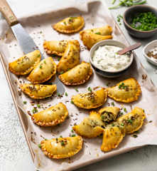 Baked Cabbage Pierogis