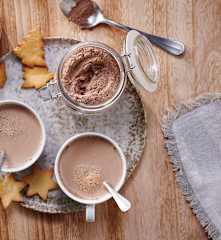 Weihnachts-Cappuccino-Pulver