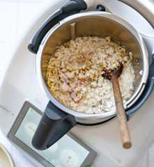 One pot crozets  aux lardons et fromage