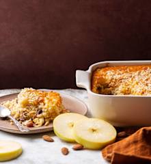 Budincă de orez cu mere