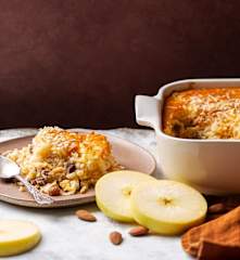Rýžové casserole s jablky