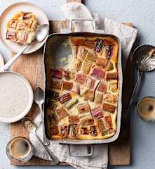 Φλαν με ραβέντι και βανίλια