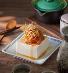 和風涼拌洋蔥冷豆腐