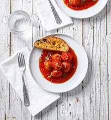 Polpette di tacchino al sugo