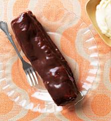 Cañas de chocolate rellenas de crema