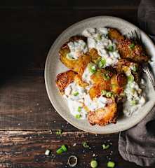 Crispy Smashed Potato Salad