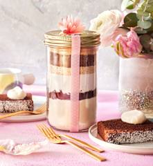 Backmischung für Schoko-Mandel-Kuchen