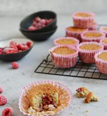 Muffins de frambuesa