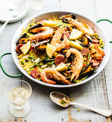 Paëlla aux fruits de mer