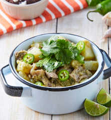 Bisteces en salsa verde TM6/TM7