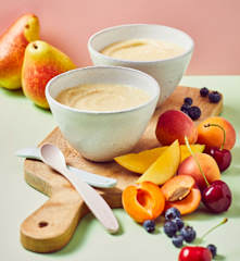 Grundrezept Getreide-Obst-Brei