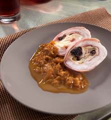 Gevulde kalkoenborst