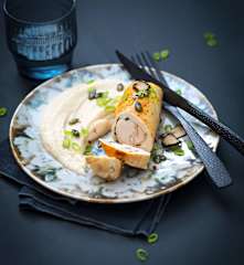 Ballotine de poulet truffé et mousseline de céleri
