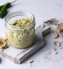 Pesto de pimientos de Padrón